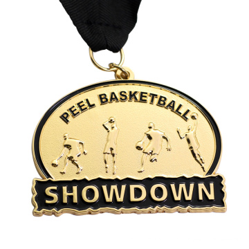 Custom Cheap Award Sports Cheap Netball Basketball Metal Medals